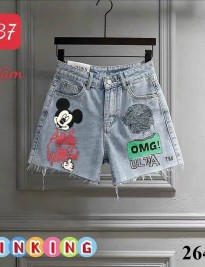 Short jean Mickey