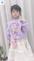 ÁO SWEATER LABUBU TÍM