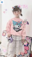 ÁO SWEATER KUROMI HỒNG