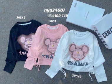 Áo crop mickey- trắng