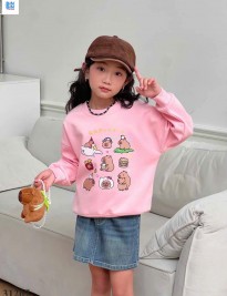 ÁO SWEATER CAPY- HỒNG