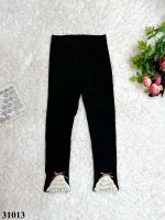 quần legging phối ren