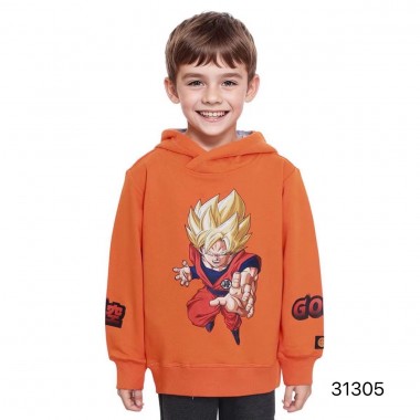 Áo Hoodie Songoku- Cam